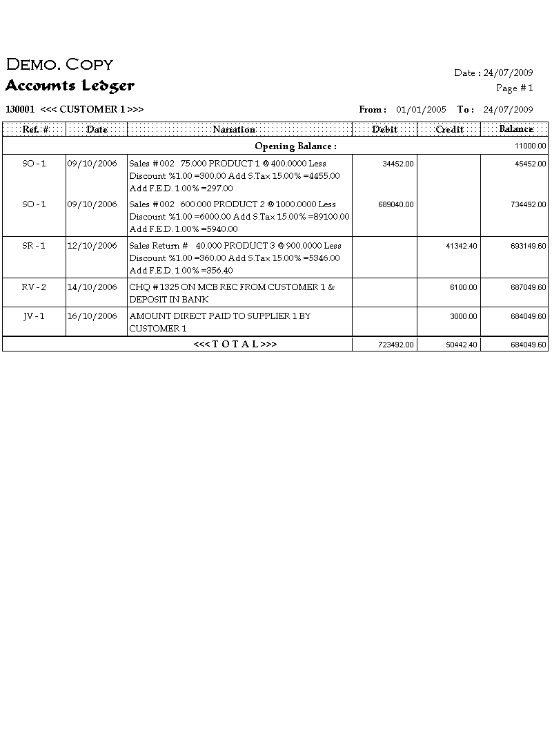 Supplier & Factory Expense Ledger